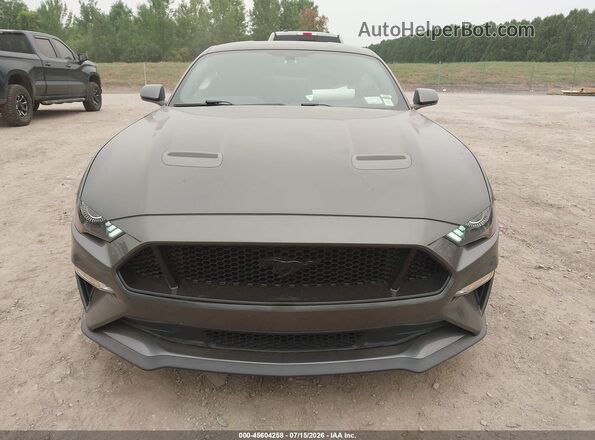 1FA6P8CF2L5126457 2020 FORD MUSTANG Gray Вид щитка приладів