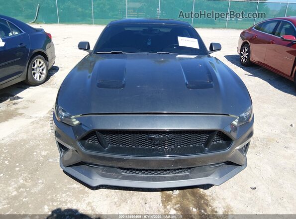 1FA6P8CF2L5129472 2020 FORD MUSTANG Серый Вид задней части салона