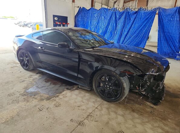 1FA6P8CF2L5159099 2020 FORD MUSTANG Черный Передняя правая четверть