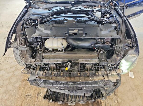 1FA6P8CF2L5159099 2020 FORD MUSTANG Черный Вид задней части салона