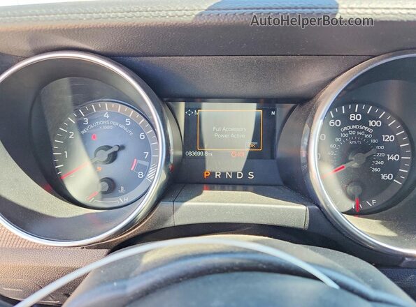 1FA6P8CF2L5185377 2020 FORD MUSTANG Black Instrument cluster view
