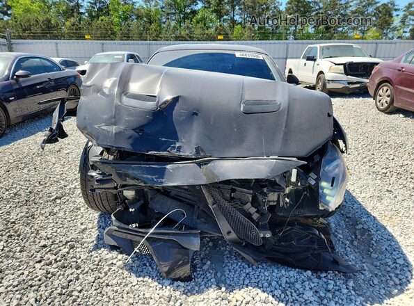 1FA6P8CF2L5185377 2020 FORD MUSTANG Black Front view