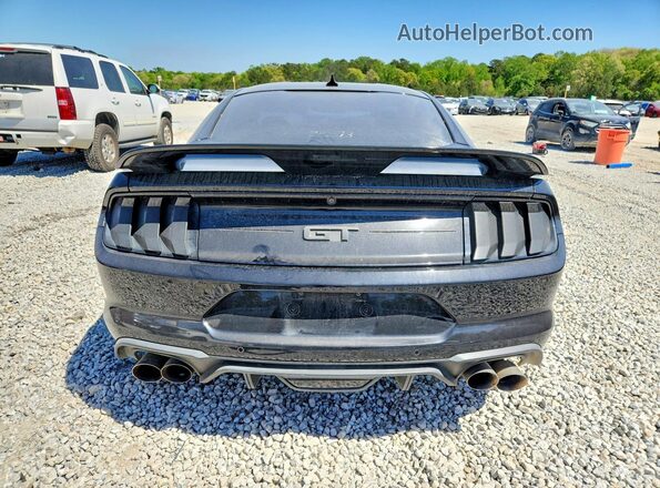 1FA6P8CF2L5185377 2020 FORD MUSTANG Black Rear view