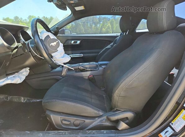 1FA6P8CF2L5185377 2020 FORD MUSTANG Black Front interior view