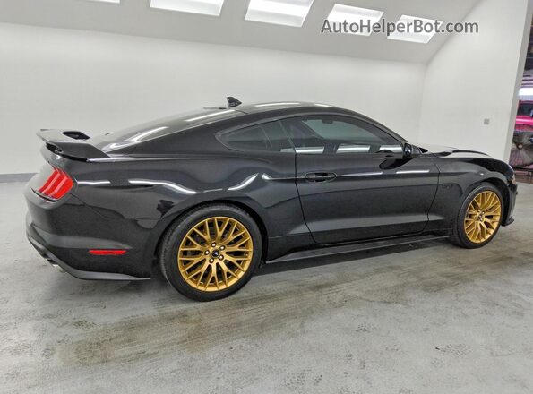 1FA6P8CF2M5102676 2021 FORD MUSTANG Black Задня права чверть
