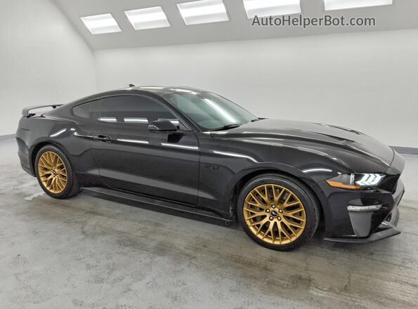 1FA6P8CF2M5102676 2021 FORD MUSTANG Black Передня права чверть