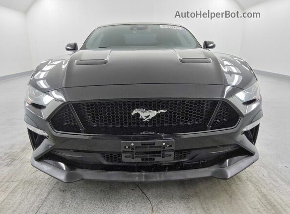 1FA6P8CF2M5102676 2021 FORD MUSTANG Black Вид спереду
