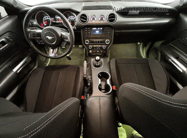 1FA6P8CF2M5102676 2021 FORD MUSTANG Black Вид панелі приладів