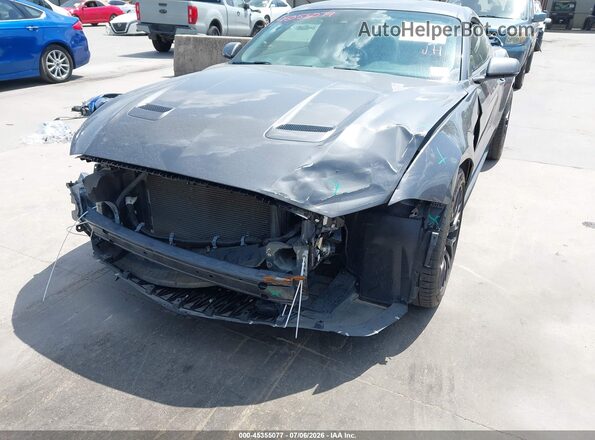 1FA6P8CF2M5110633 2021 FORD MUSTANG Gray Vista frontal