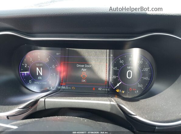 1FA6P8CF2M5110633 2021 FORD MUSTANG Gray Vista de los asientos traseros