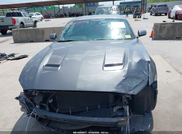 1FA6P8CF2M5110633 2021 FORD MUSTANG Gray Vista interior trasera