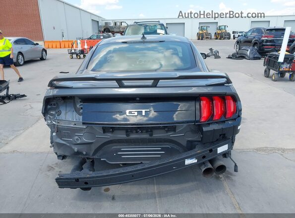 1FA6P8CF2M5110633 2021 FORD MUSTANG Gray 