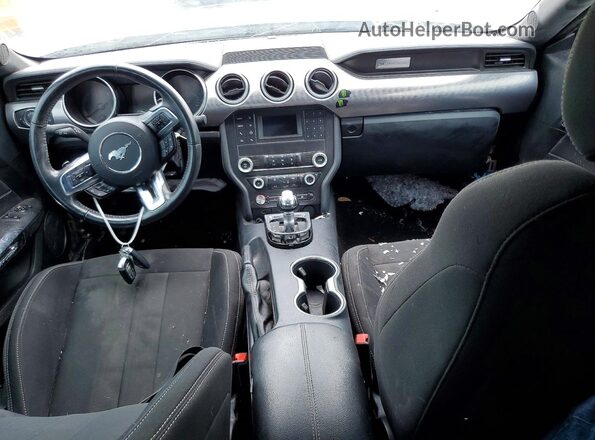 1FA6P8CF2M5140408 2021 FORD MUSTANG Charcoal წინა პანელის ხედი