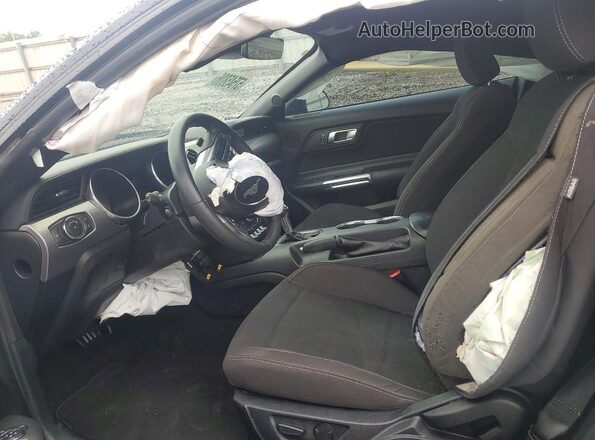 1FA6P8CF2M5156222 2021 FORD MUSTANG Синий Вид салона спереди