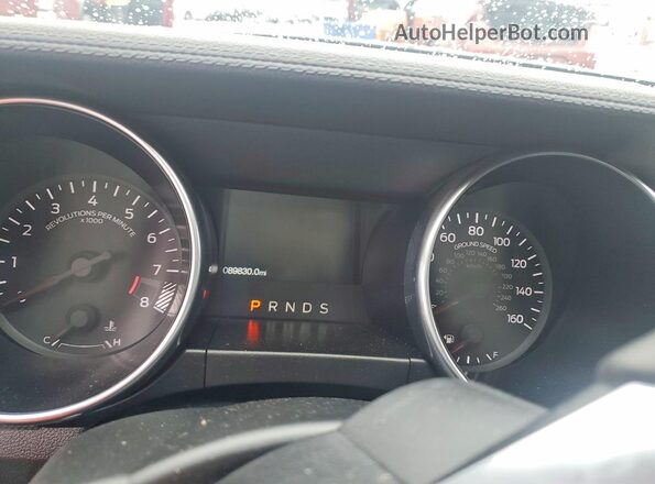 1FA6P8CF2M5156222 2021 FORD MUSTANG Синий Вид щитка приборов