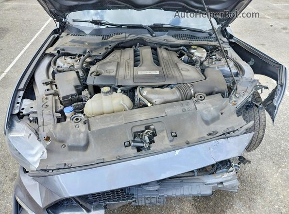 1FA6P8CF2N5101402 2022 FORD MUSTANG Gray Rear interior view