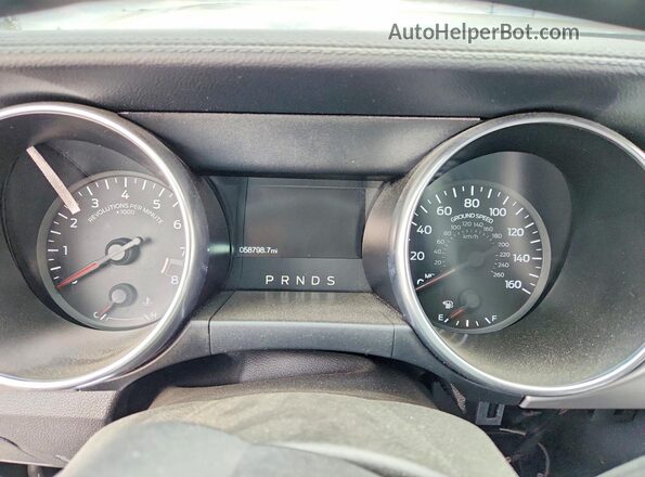 1FA6P8CF2N5101402 2022 FORD MUSTANG Gray Instrument cluster view
