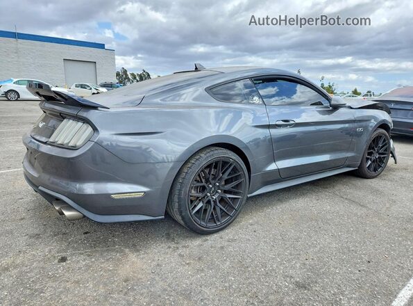 1FA6P8CF2N5101402 2022 FORD MUSTANG Gray Rear right