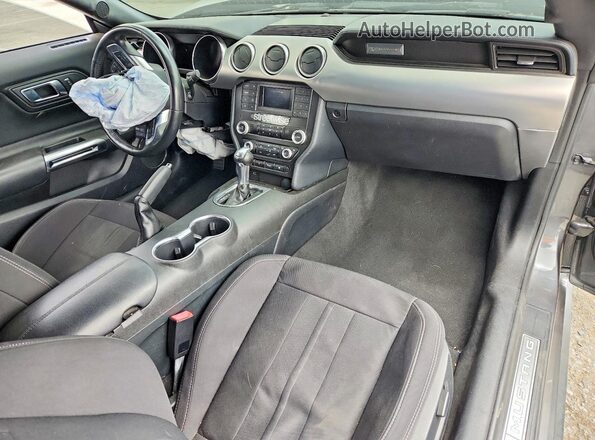 1FA6P8CF2N5101402 2022 FORD MUSTANG Gray Dashboard view