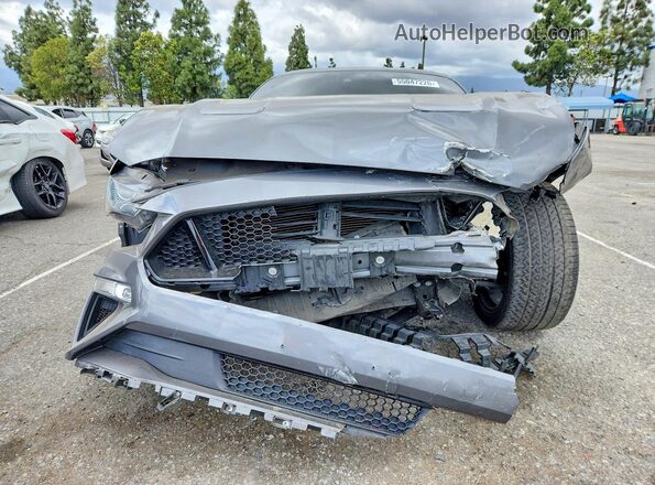 1FA6P8CF2N5101402 2022 FORD MUSTANG Gray Front view