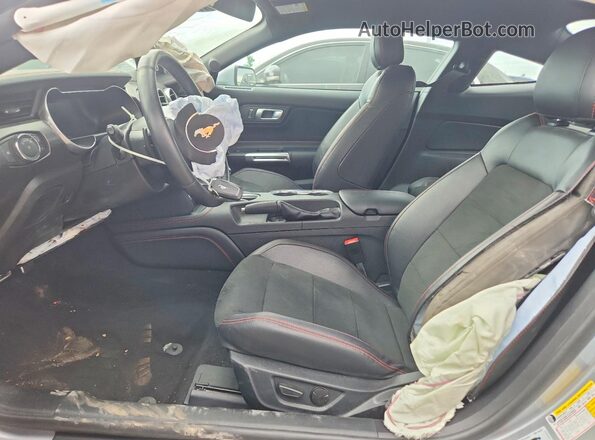 1FA6P8CF2N5128132 2022 FORD MUSTANG Silver Front interior view