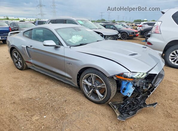 1FA6P8CF2N5128132 2022 FORD MUSTANG Silver Front right