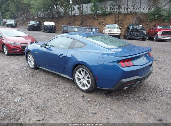 1FA6P8CF2R5405187 2024 FORD MUSTANG Blue Rear left