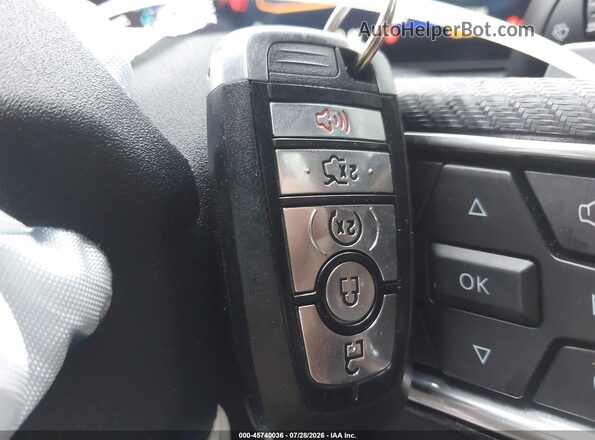 1FA6P8CF2R5405187 2024 FORD MUSTANG Blue Dashboard view