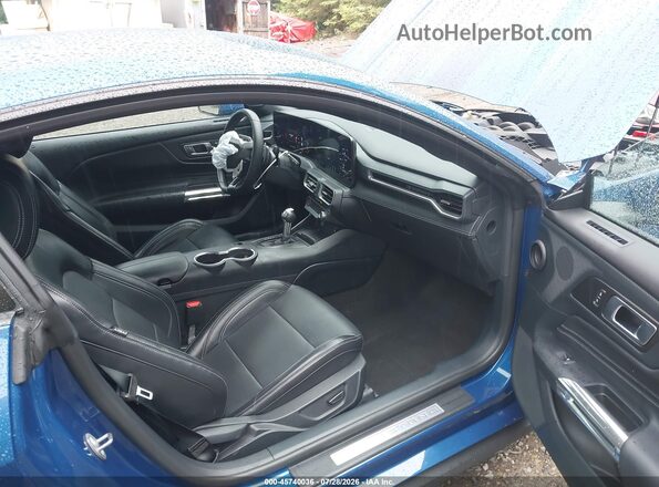 1FA6P8CF2R5405187 2024 FORD MUSTANG Blue Front interior view