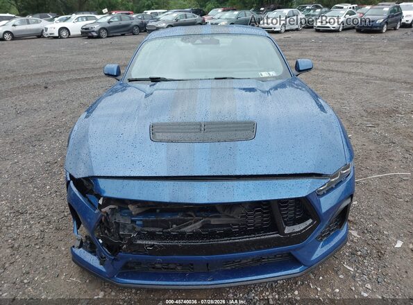 1FA6P8CF2R5405187 2024 FORD MUSTANG Blue Instrument cluster view