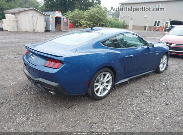 1FA6P8CF2R5405187 2024 FORD MUSTANG Blue Rear right