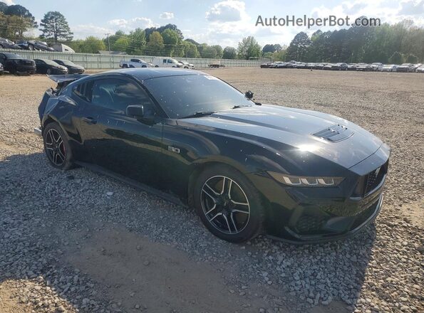 1FA6P8CF2R5406789 2024 FORD MUSTANG Черный Передняя правая четверть