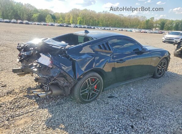 1FA6P8CF2R5406789 2024 FORD MUSTANG Черный Задняя правая четверть