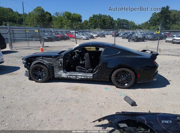 1FA6P8CF2R5408428 2024 FORD MUSTANG Black სალონის 360-გრადუსიანი ხედი
