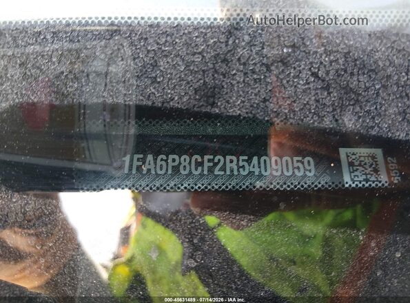 1FA6P8CF2R5409059 2024 FORD MUSTANG Gray Widok komory silnika