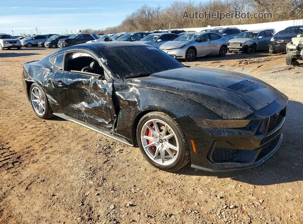1FA6P8CF2R5410602 2024 FORD MUSTANG Black წინა მარჯვენა