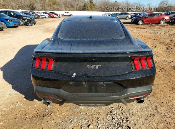 1FA6P8CF2R5410602 2024 FORD MUSTANG Black უკანა ხედი