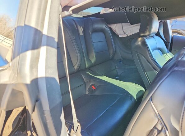 1FA6P8CF2R5410602 2024 FORD MUSTANG Black უკანა სავარძლების ხედი