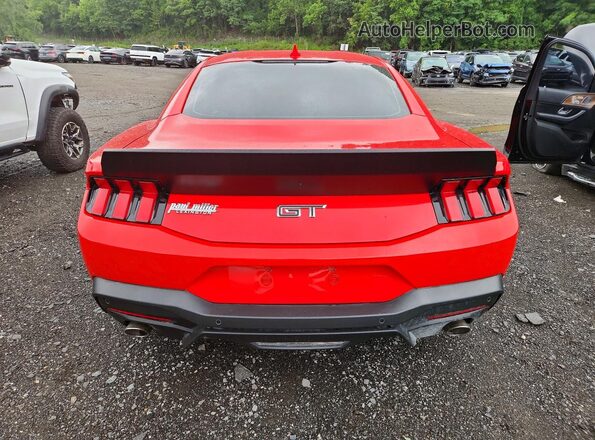 1FA6P8CF2R5428355 2024 FORD MUSTANG Красный Вид сзади