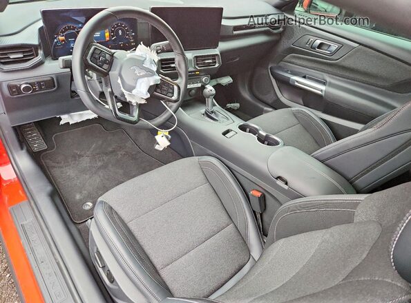 1FA6P8CF2R5428355 2024 FORD MUSTANG Красный Вид панели приборов