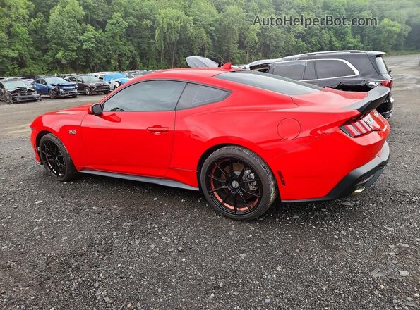 1FA6P8CF2R5428355 2024 FORD MUSTANG Красный Задняя левая четверть