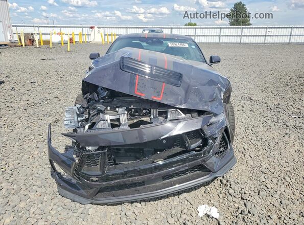 1FA6P8CF2R5428940 2024 FORD MUSTANG Black Front view