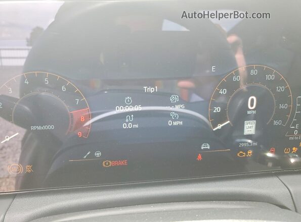 1FA6P8CF2R5428940 2024 FORD MUSTANG Black Instrument cluster view