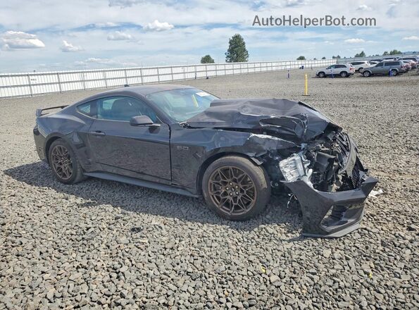 1FA6P8CF2R5428940 2024 FORD MUSTANG Black Front right