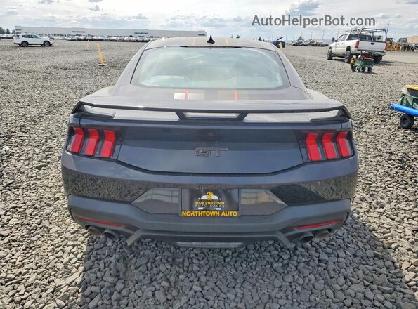 1FA6P8CF2R5428940 2024 FORD MUSTANG Black Rear view