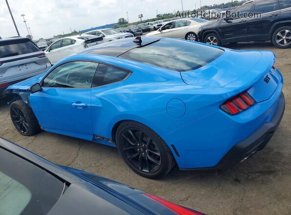 1FA6P8CF2S5408838 2025 FORD MUSTANG Blue Trasero izquierdo