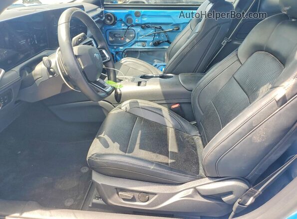 1FA6P8CF2S5408838 2025 FORD MUSTANG Blue Vista interior delantera