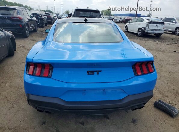 1FA6P8CF2S5408838 2025 FORD MUSTANG Blue Vista trasera