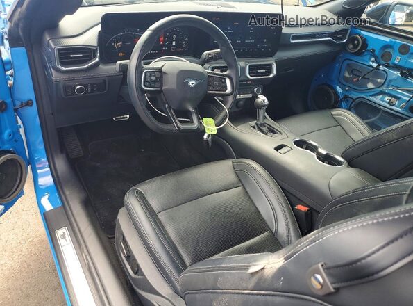 1FA6P8CF2S5408838 2025 FORD MUSTANG Blue Vista del salpicadero