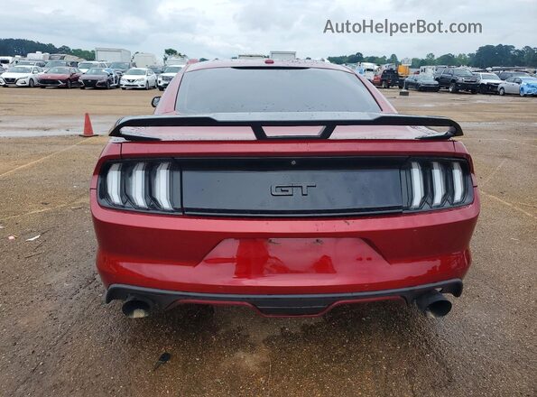 1FA6P8CF3G5200765 2016 FORD MUSTANG Red Widok z tyłu